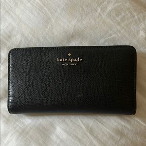 Kate Spade Black Leather Wallet